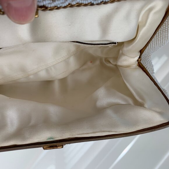 Vintage French Beaded Evening Purse H.B. Smith - Picture 8 of 8